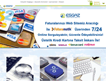 Tablet Screenshot of esgaz.com.tr
